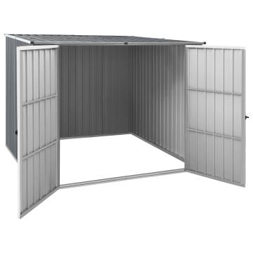  Garden Shed Grey 195x198x159 cm Galvanised Steel