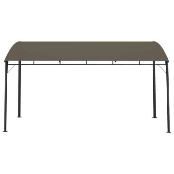 Garden Sunshade Awning 4x3x2.55 m Taupe