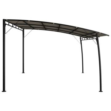 Garden Sunshade Awning 4x3x2.55 m Taupe