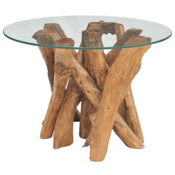  Coffee Table Solid Teak Driftwood 60 cm