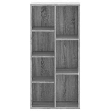  Bookcase Grey Sonoma 50x25x105 cm Engineered Wood