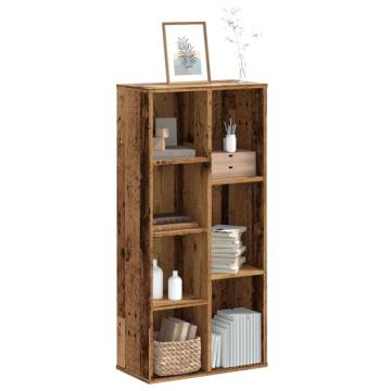  Bookcase Old Wood 50x25x105 cm Engineered Wood