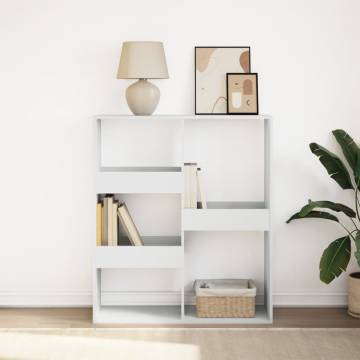  Book CabinetRoom Divider White 100x33x115 cm