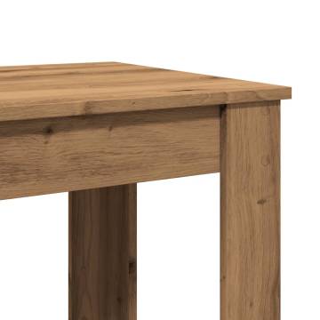  Bar Table Artisian Oak 102x50x103.5 cm Engineered Wood