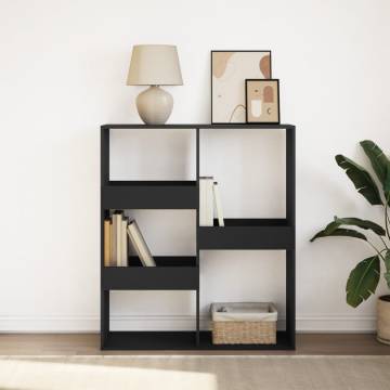  Book CabinetRoom Divider Black 100x33x115 cm