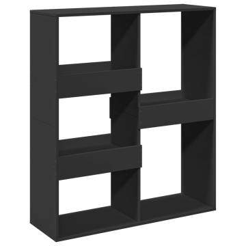  Book CabinetRoom Divider Black 100x33x115 cm