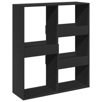  Book CabinetRoom Divider Black 100x33x115 cm