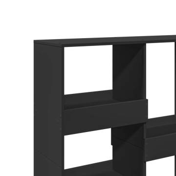  Book CabinetRoom Divider Black 100x33x115 cm