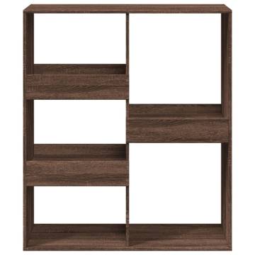  Book CabinetRoom Divider Brown Oak 100x33x115 cm