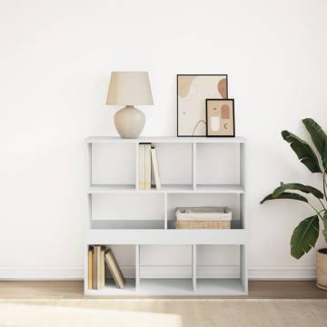  Book CabinetRoom Divider White 100x33x94.5 cm