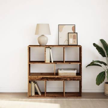  Book CabinetRoom Divider Old Wood 100x33x94.5 cm