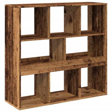  Book CabinetRoom Divider Old Wood 100x33x94.5 cm