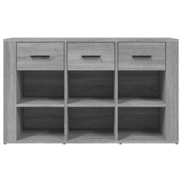 Sideboard Grey Sonoma 100x30x59.5 cm Engineered Wood