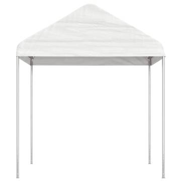 Gazebo with Roof White 11.15x2.28x2.69 m Polyethylene