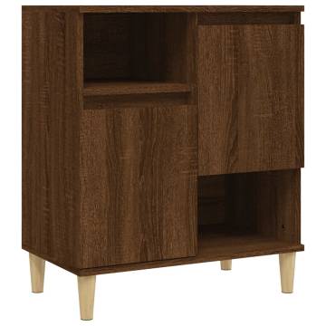 Sideboards 3 pcs Brown Oak 60x35x70 cm Engineered Wood