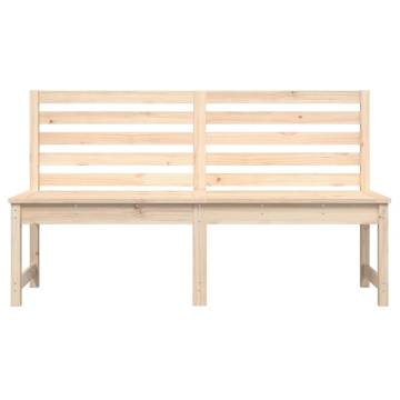 Garden Bench 157.5 cm Solid Wood Pine