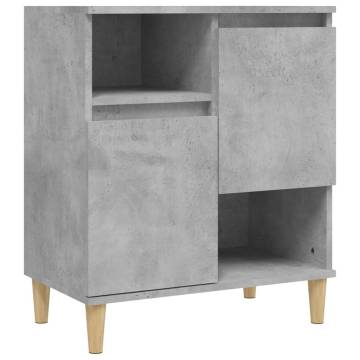 Sideboards 2 pcs Concrete Grey 60x35x70 cm Engineered Wood