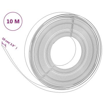 Garden Edgings 2 pcs Grey 10 m 10 cm Polyethylene