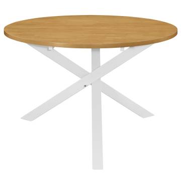 Dining Table White 120x75 cm MDF