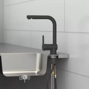 SCHÜTTE Kitchen Mixer Tap with Pull-out Spout LONDON Matte Black