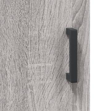 Sideboard Grey Sonoma 69.5x34x90 cm Engineered Wood