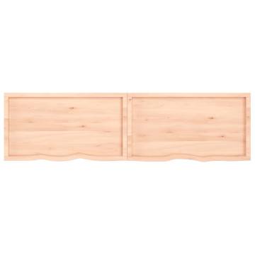 Bathroom Countertop 220x60x(2-6) cm Untreated Solid Wood