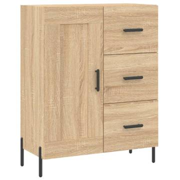 Highboard Sonoma Oak 69.5x34x180 cm Engineered Wood