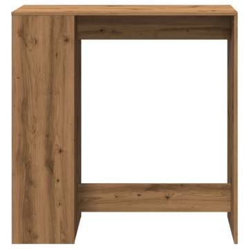  Bar Table with Racks Artisan Oak 101x40x103.5 cm Engineered Wood