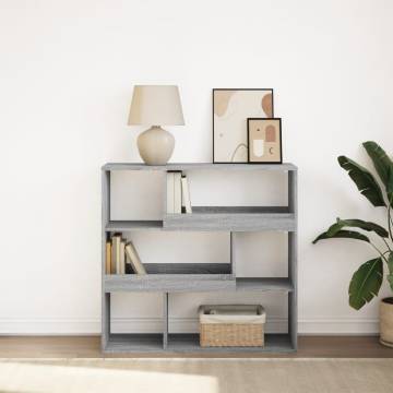  Book CabinetRoom Divider Grey Sonoma 100x33x94.5 cm