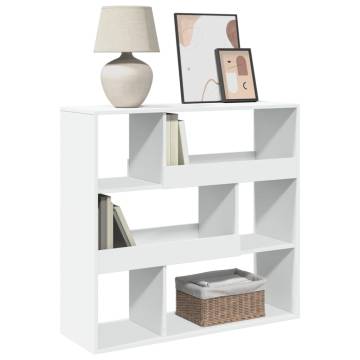  Book CabinetRoom Divider White 100x33x94.5 cm