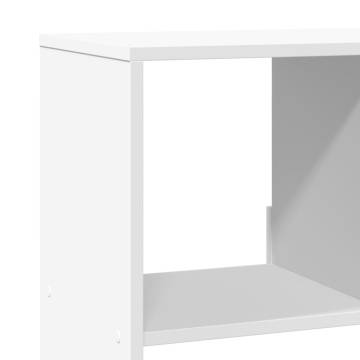  Bookcase White 100x33x156.5 cm Engineered Wood