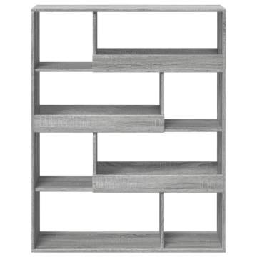  Room Divider Grey Sonoma 100x33x125.5 cm Engineered Wood