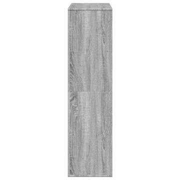  Room Divider Grey Sonoma 100x33x125.5 cm Engineered Wood