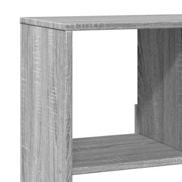  Room Divider Grey Sonoma 100x33x125.5 cm Engineered Wood