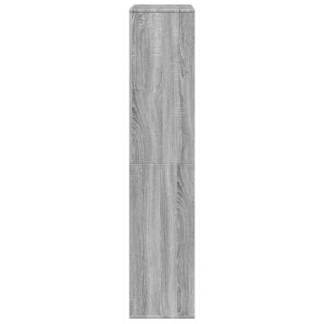  Room Divider Grey Sonoma 100x33x156.5 cm Engineered Wood