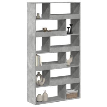  Room Divider Concrete Grey 100x33x187.5 cm Engineered Wood