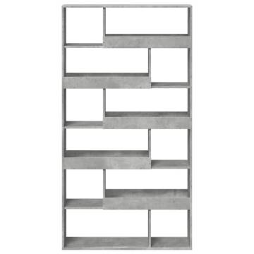  Room Divider Concrete Grey 100x33x187.5 cm Engineered Wood