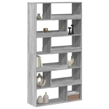  Room Divider Grey Sonoma 100x33x187.5 cm Engineered Wood