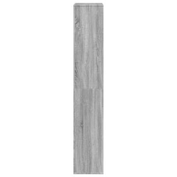  Room Divider Grey Sonoma 100x33x187.5 cm Engineered Wood