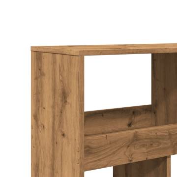  Room Divider Artisian Oak 100x33x125.5 cm Engineered Wood