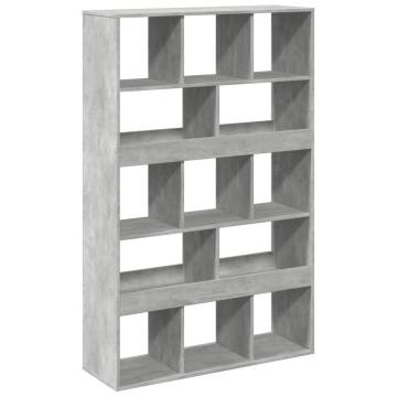  Room Divider Concrete Grey 100x33x156.5 cm Engineered Wood