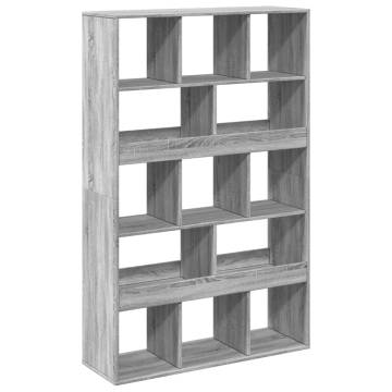  Room Divider Grey Sonoma 100x33x156.5 cm Engineered Wood