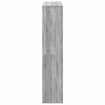  Room Divider Grey Sonoma 100x33x156.5 cm Engineered Wood