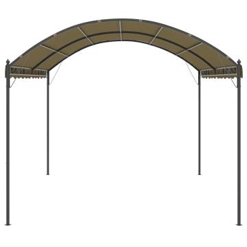 Gazebo 4x3x2.6 m Taupe 180 g/m²