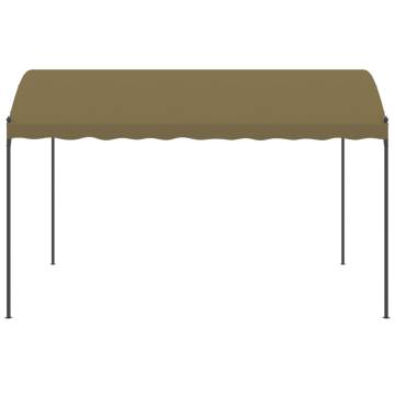 Gazebo 4x3x2.6 m Taupe 180 g/m²