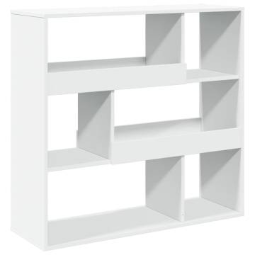  Bookcase White 100x33x94.5 cm Engineered Wood