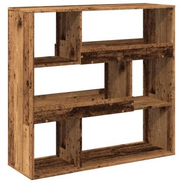  Bookcase Old Wood 100x33x94.5 cm Engineered Wood