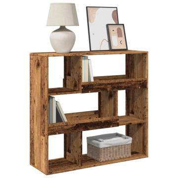  Bookcase Old Wood 100x33x94.5 cm Engineered Wood