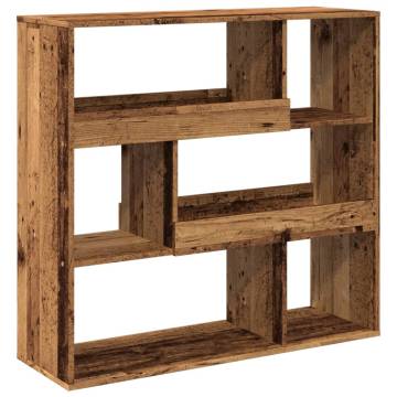  Bookcase Old Wood 100x33x94.5 cm Engineered Wood