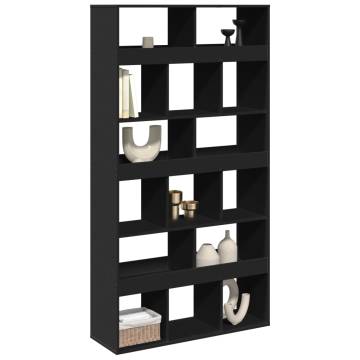  Room Divider Black 100x33x187.5 cm Engineered Wood